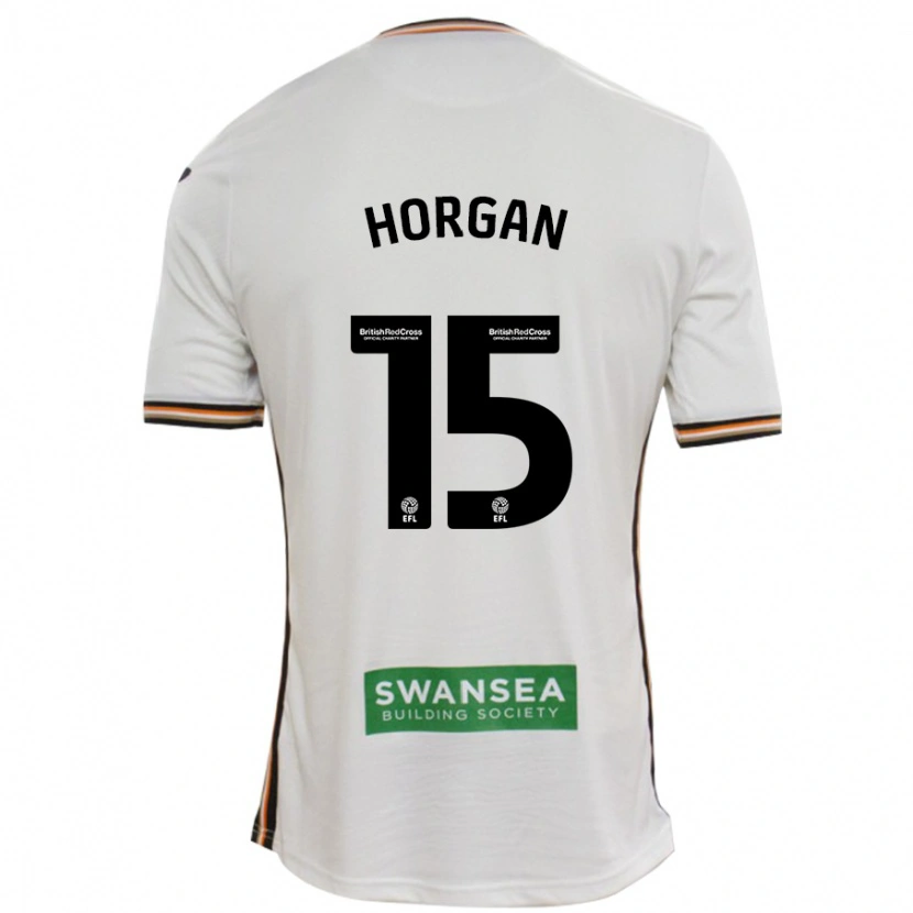 Danxen Kid Gwenan Horgan #15 White Home Jersey 2024/25 T-Shirt