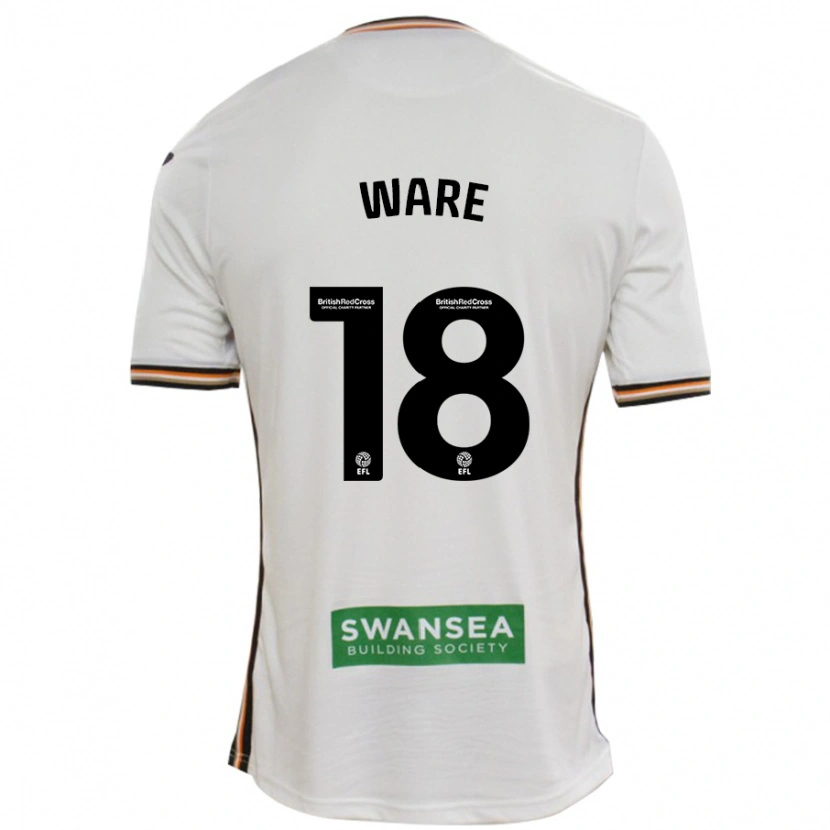 Danxen Kid Phoebe Ware #18 White Home Jersey 2024/25 T-Shirt