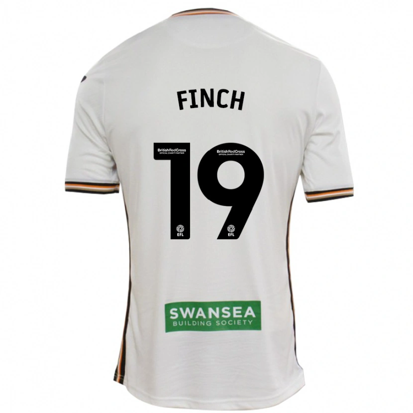 Danxen Kid Lucy Finch #19 White Home Jersey 2024/25 T-Shirt