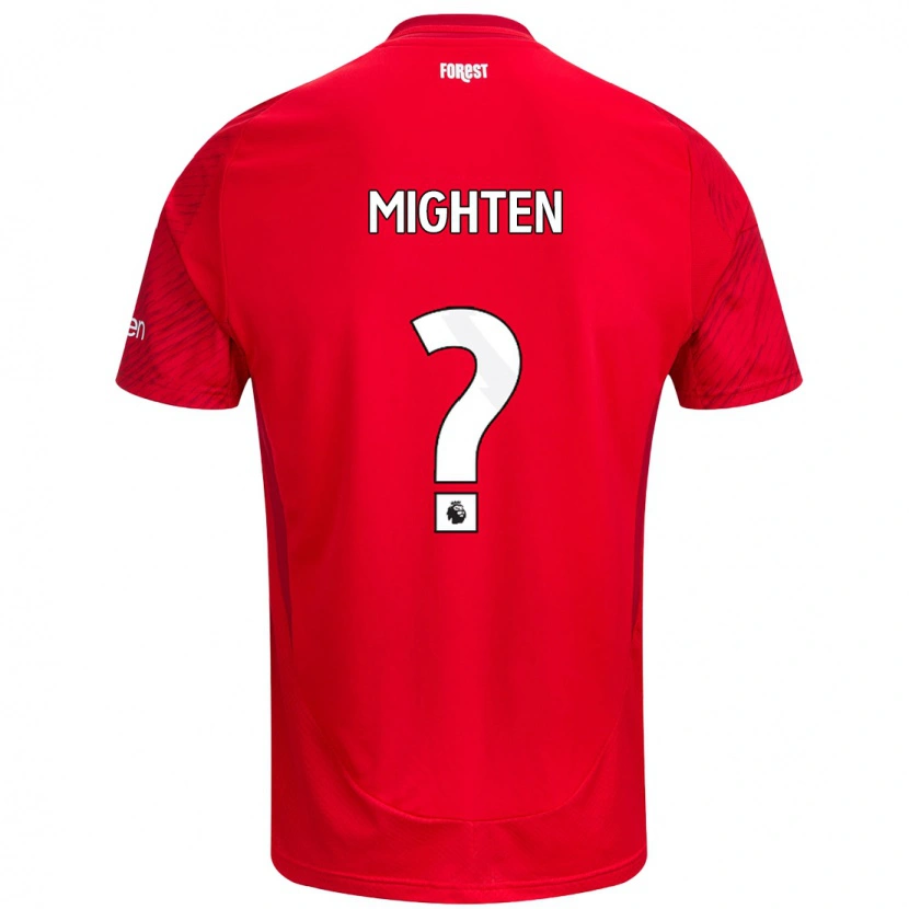 Danxen Kid Alex Mighten #0 Red White Home Jersey 2024/25 T-Shirt