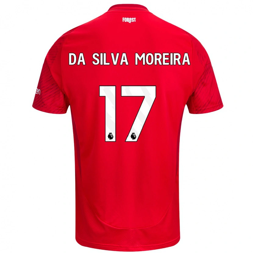 Danxen Kid Eric Da Silva Moreira #17 Red White Home Jersey 2024/25 T-Shirt