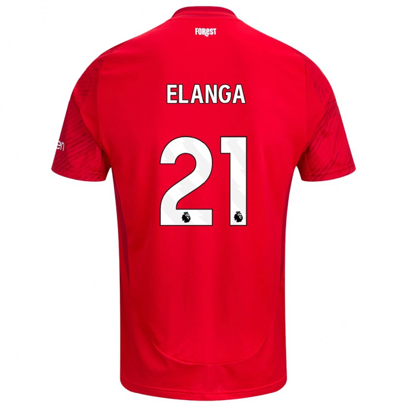 Danxen Kid Anthony Elanga #21 Red White Home Jersey 2024/25 T-Shirt