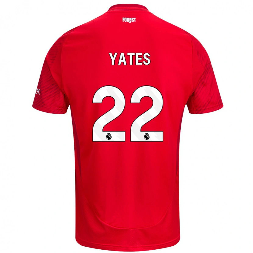 Danxen Kid Ryan Yates #22 Red White Home Jersey 2024/25 T-Shirt