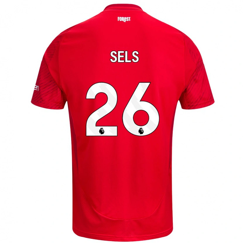 Danxen Kid Matz Sels #26 Red White Home Jersey 2024/25 T-Shirt