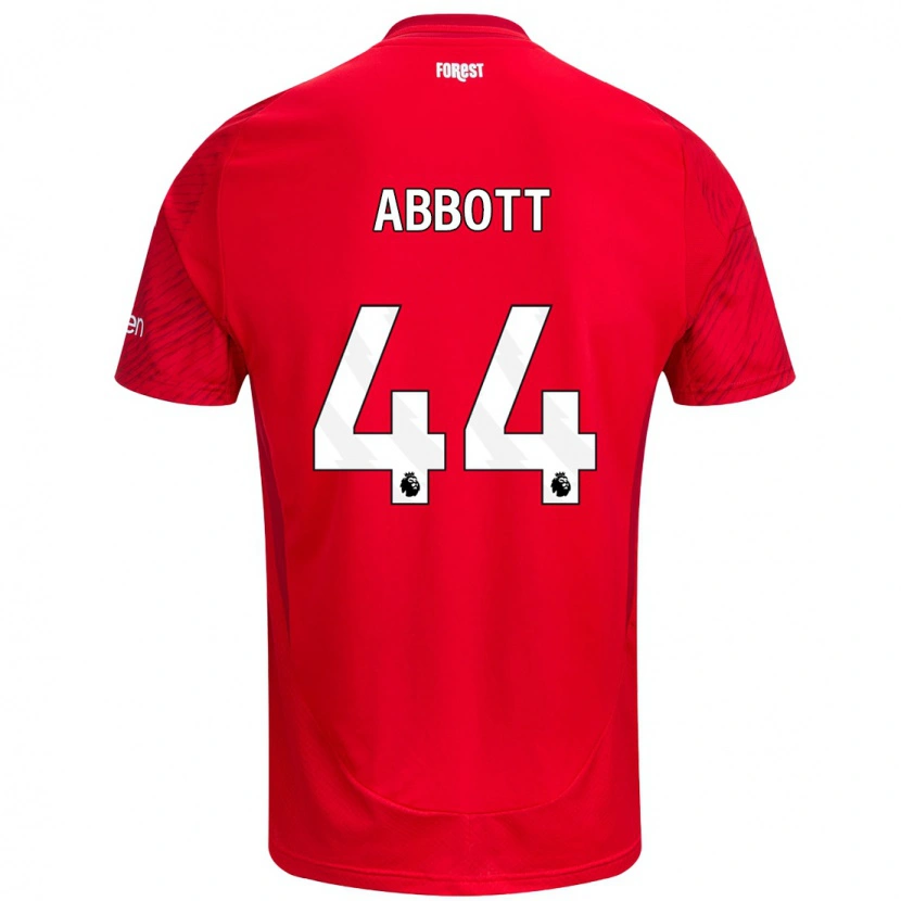 Danxen Kid Zach Abbott #44 Red White Home Jersey 2024/25 T-Shirt