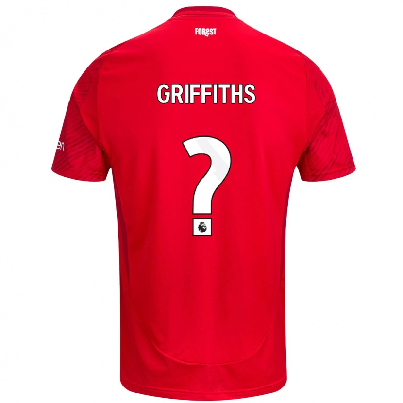 Danxen Kid Harry Griffiths #0 Red White Home Jersey 2024/25 T-Shirt