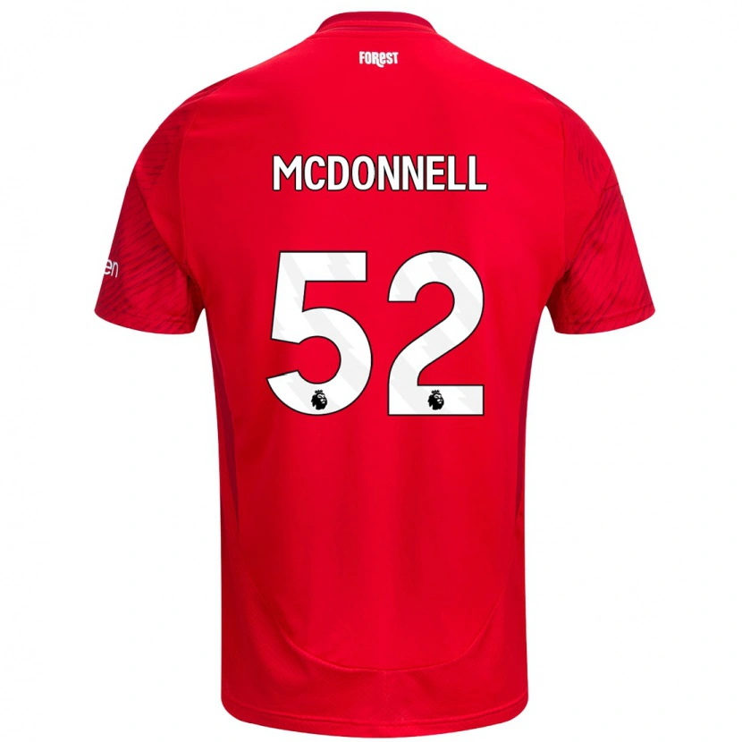 Danxen Kid Jamie Mcdonnell #52 Red White Home Jersey 2024/25 T-Shirt