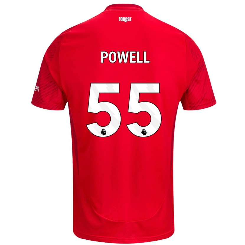 Danxen Kid Josh Powell #55 Red White Home Jersey 2024/25 T-Shirt