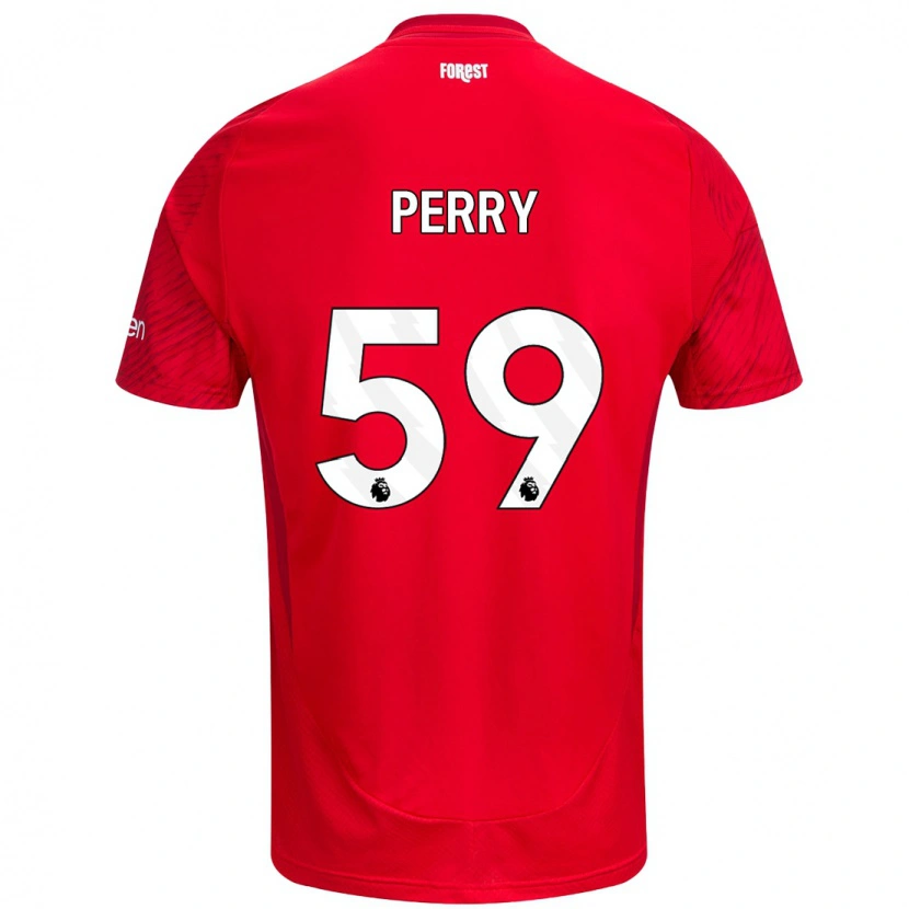 Danxen Kid Ben Perry #59 Red White Home Jersey 2024/25 T-Shirt