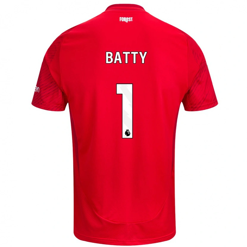 Danxen Kid Emily Batty #1 Red White Home Jersey 2024/25 T-Shirt