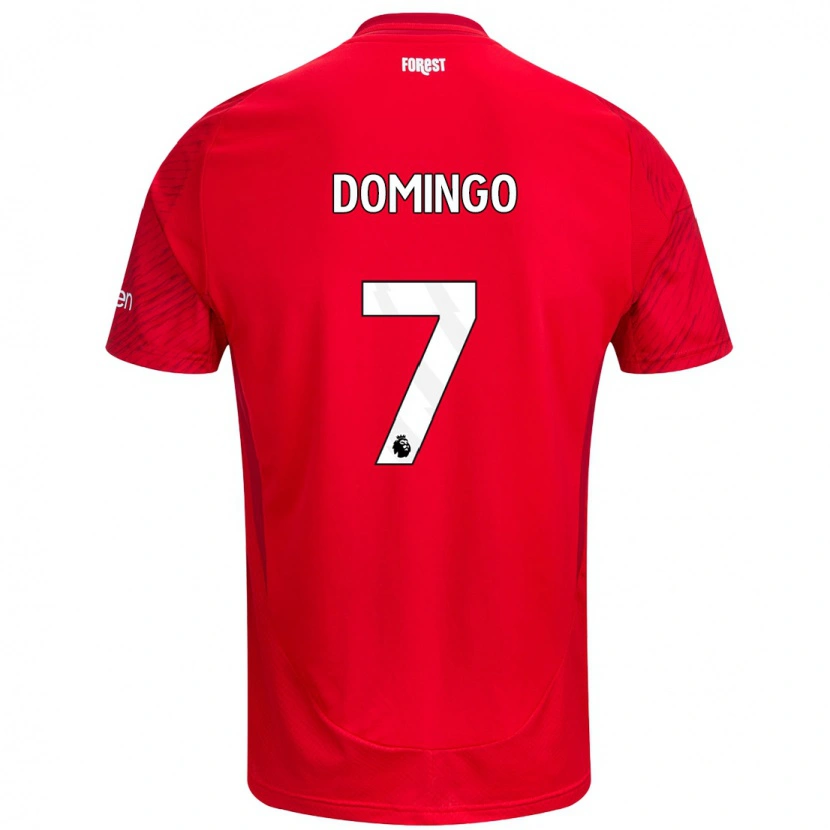 Danxen Kid Sophie Domingo #7 Red White Home Jersey 2024/25 T-Shirt