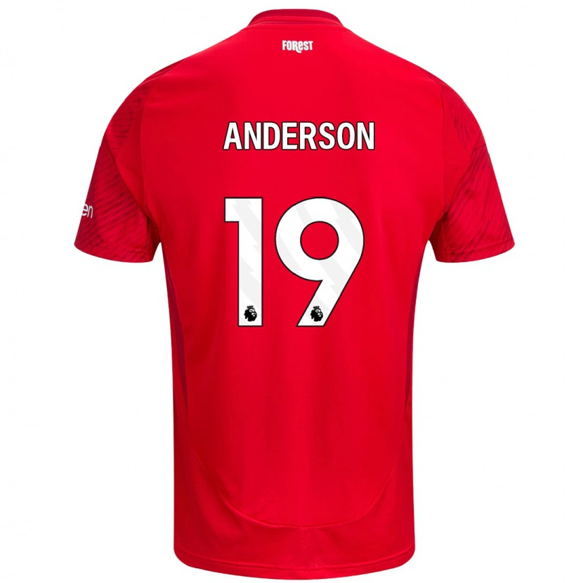 Danxen Kid Becky Anderson #19 Red White Home Jersey 2024/25 T-Shirt