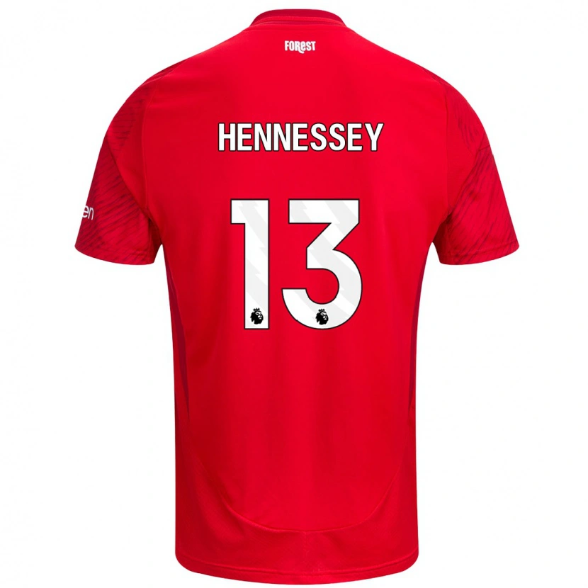 Danxen Kid Wayne Hennessey #13 Red White Home Jersey 2024/25 T-Shirt