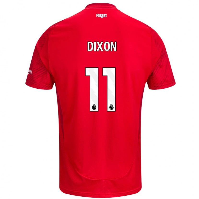 Danxen Kid Chloe Dixon #11 Red White Home Jersey 2024/25 T-Shirt