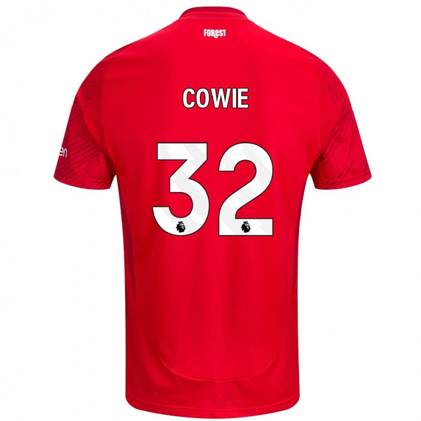 Danxen Kid Abi Cowie #32 Red White Home Jersey 2024/25 T-Shirt