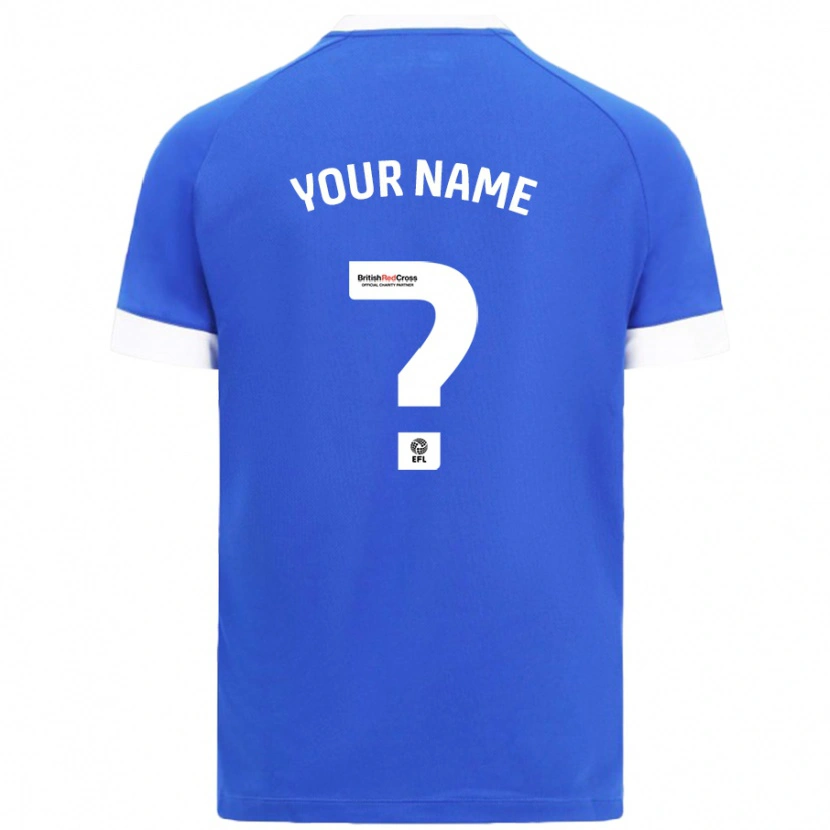 Danxen Kid Your Name #0 Sky Blue Home Jersey 2024/25 T-Shirt