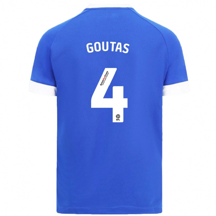 Danxen Kid Dimitrios Goutas #4 Sky Blue Home Jersey 2024/25 T-Shirt