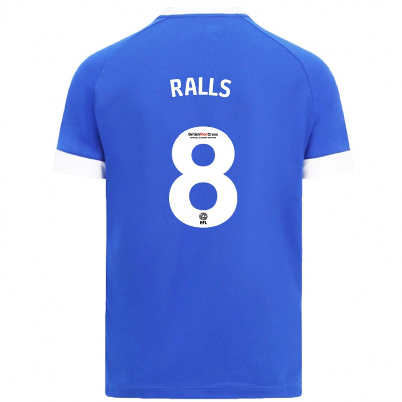 Danxen Kid Joe Ralls #8 Sky Blue Home Jersey 2024/25 T-Shirt