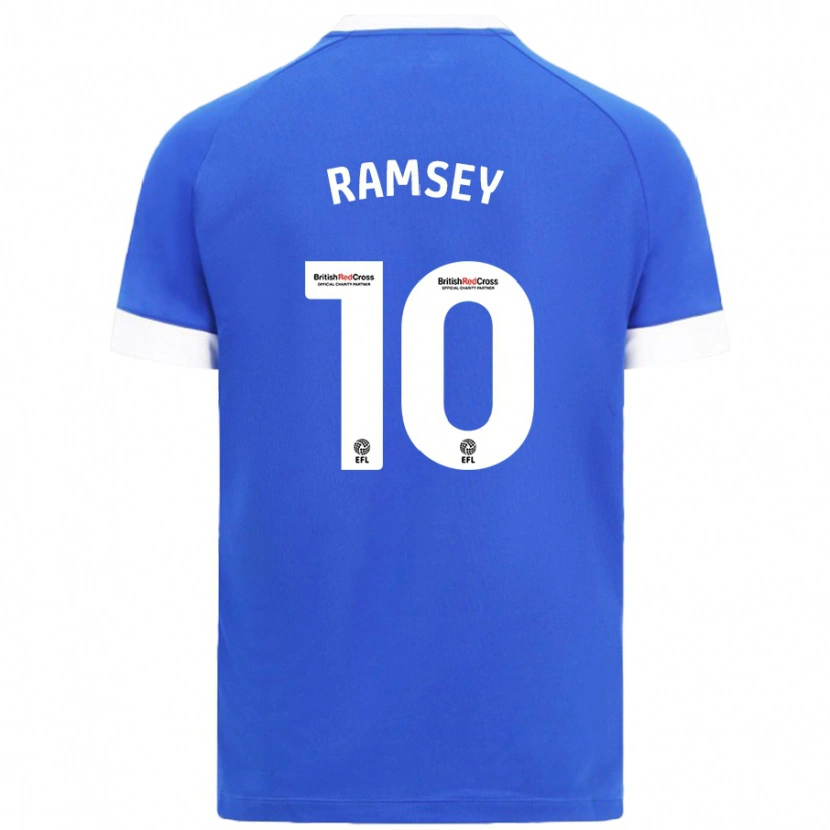 Danxen Kid Aaron Ramsey #10 Sky Blue Home Jersey 2024/25 T-Shirt