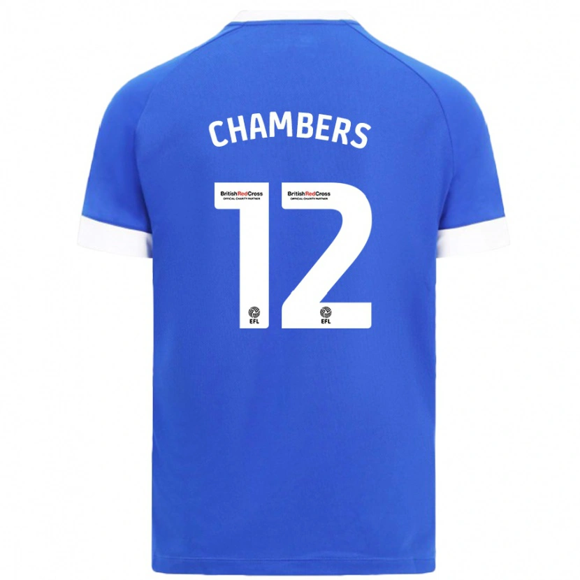 Danxen Kid Calum Chambers #12 Sky Blue Home Jersey 2024/25 T-Shirt