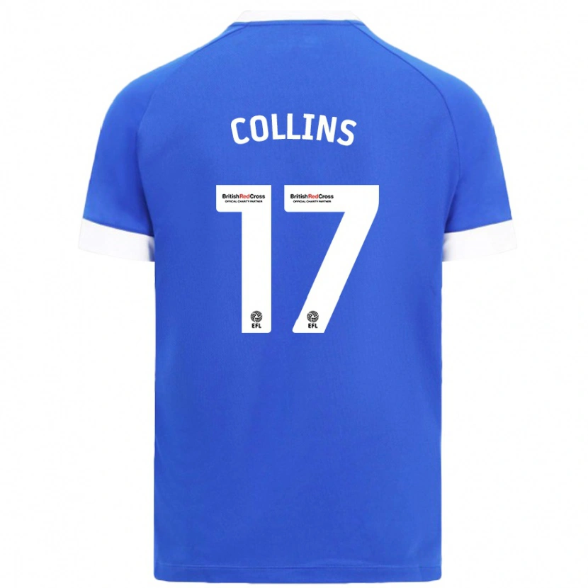 Danxen Kid Jamilu Collins #17 Sky Blue Home Jersey 2024/25 T-Shirt