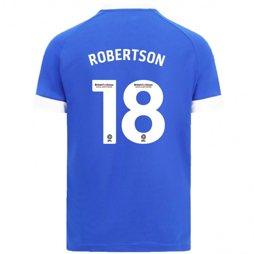 Danxen Kid Alex Robertson #18 Sky Blue Home Jersey 2024/25 T-Shirt