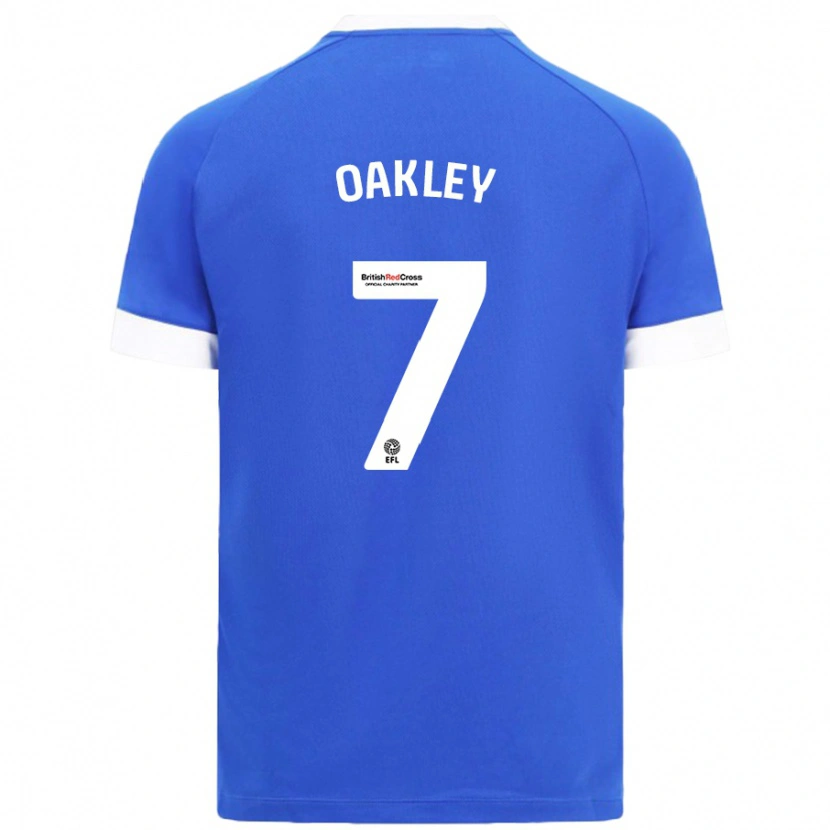 Danxen Kid Rhianne Oakley #7 Sky Blue Home Jersey 2024/25 T-Shirt