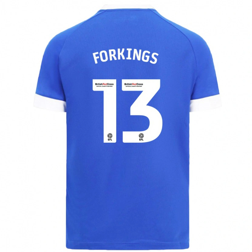 Danxen Kid Amelia Forkings #13 Sky Blue Home Jersey 2024/25 T-Shirt