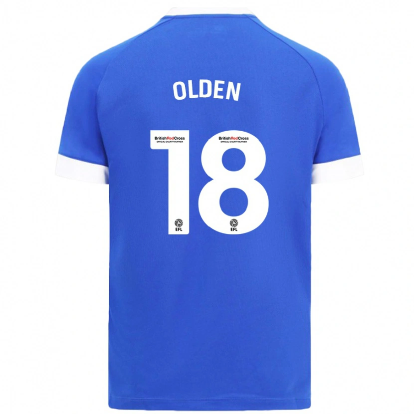 Danxen Kid Mackenzie Olden #18 Sky Blue Home Jersey 2024/25 T-Shirt