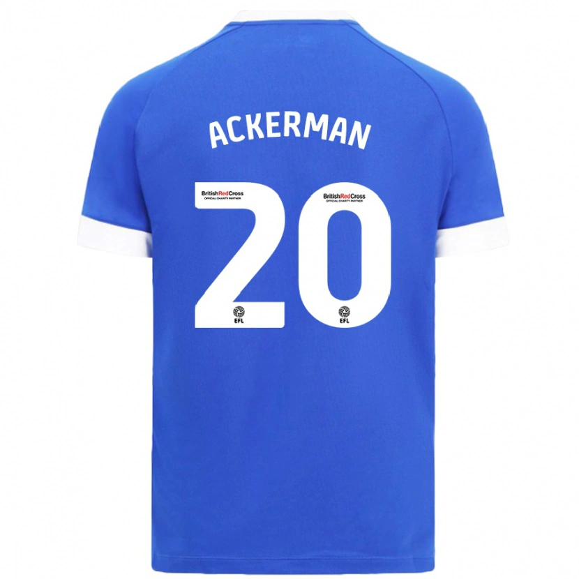 Danxen Kid Mali Ackerman #20 Sky Blue Home Jersey 2024/25 T-Shirt