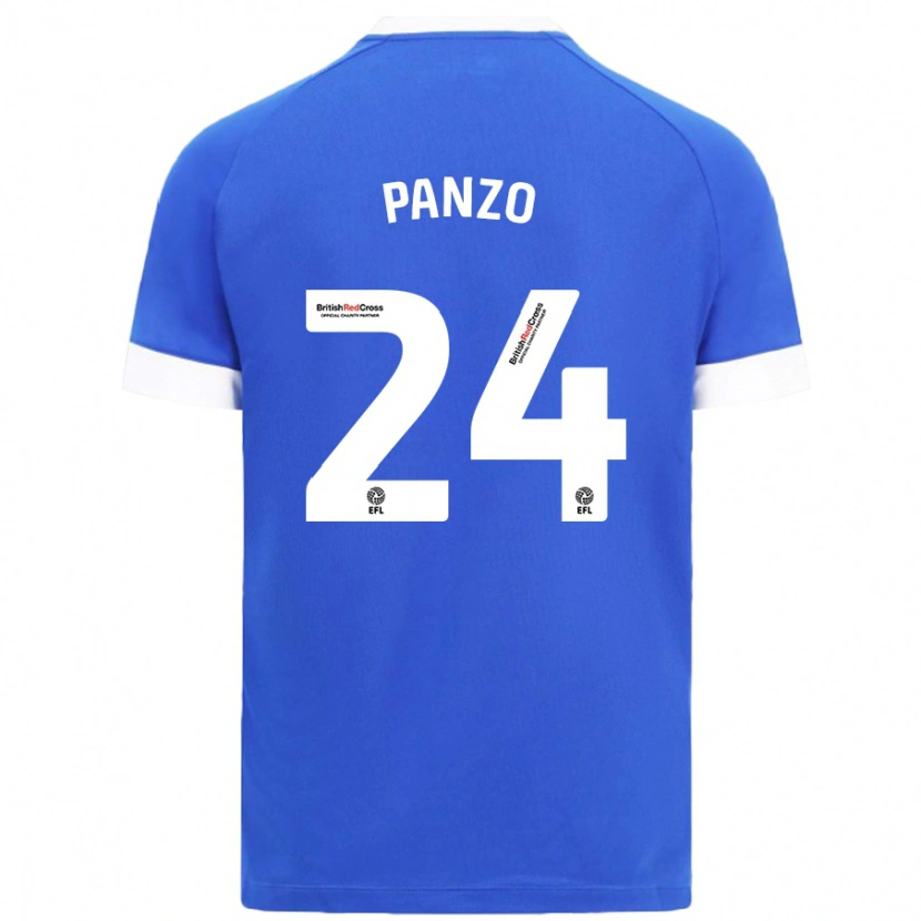 Danxen Kid Jonathan Panzo #24 Sky Blue Home Jersey 2024/25 T-Shirt