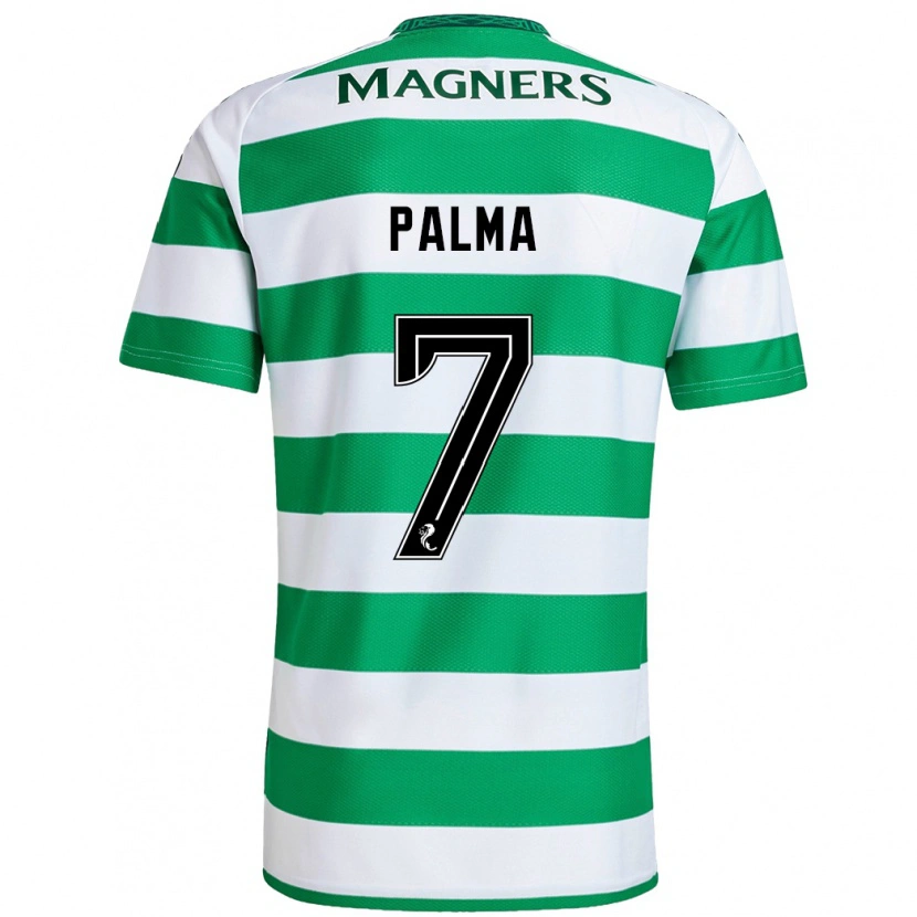 Danxen Kid Luis Palma #7 Green White Home Jersey 2024/25 T-Shirt