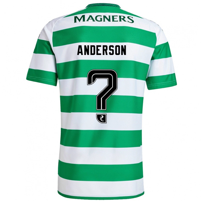 Danxen Kid Matthew Anderson #0 Green White Home Jersey 2024/25 T-Shirt