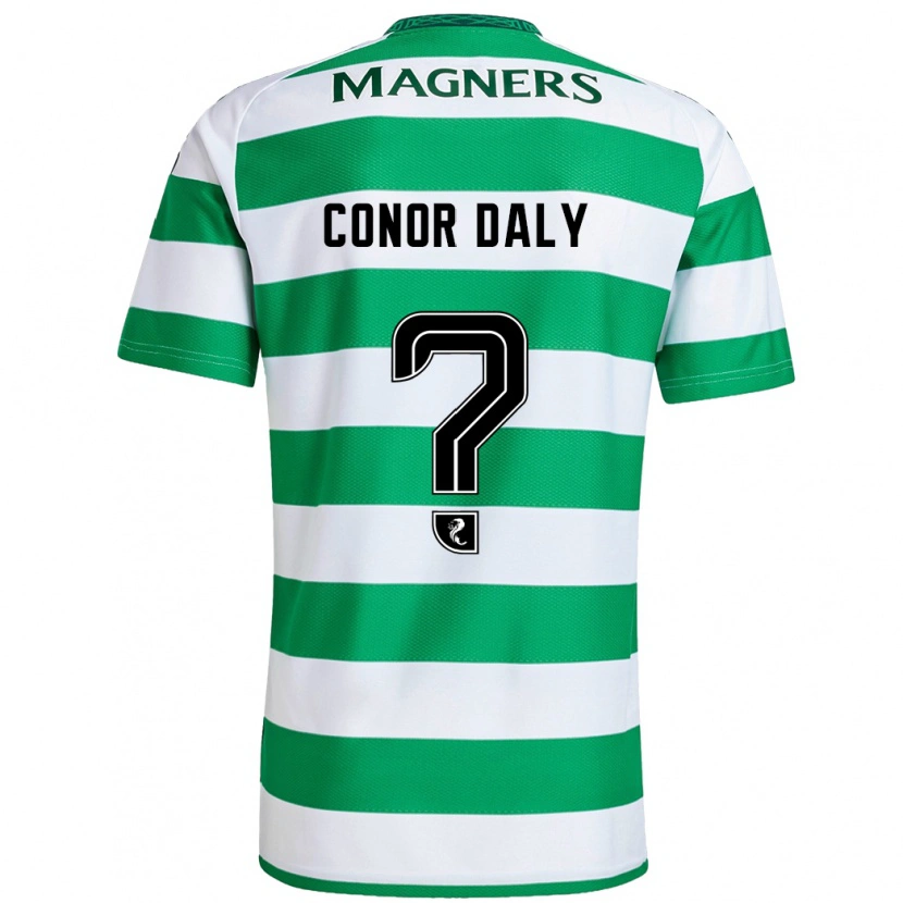 Danxen Kid Conor Daly #0 Green White Home Jersey 2024/25 T-Shirt