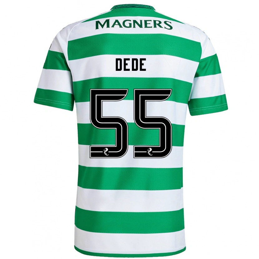 Danxen Kid Josh Dede #55 Green White Home Jersey 2024/25 T-Shirt