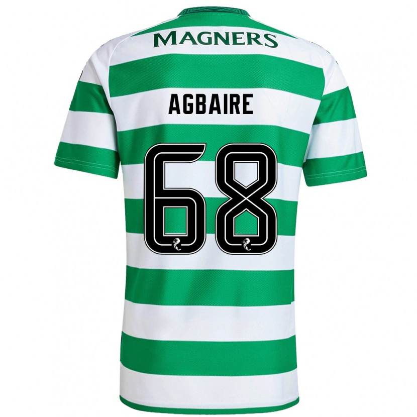 Danxen Kid Lenny Agbaire #68 Green White Home Jersey 2024/25 T-Shirt