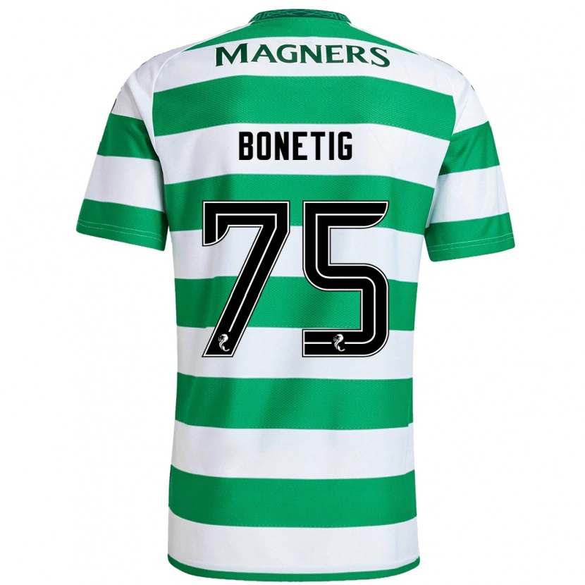 Danxen Kid Liam Bonetig #75 Green White Home Jersey 2024/25 T-Shirt