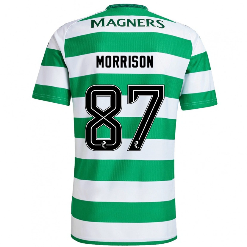 Danxen Kid Joe Morrison #87 Green White Home Jersey 2024/25 T-Shirt