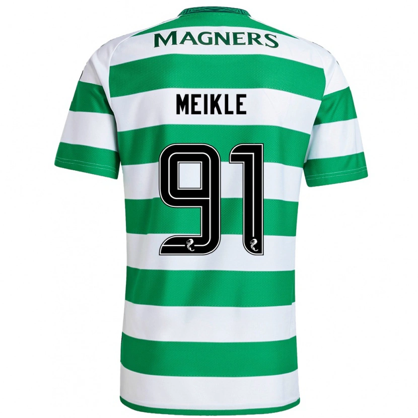 Danxen Kid Jamie Meikle #91 Green White Home Jersey 2024/25 T-Shirt