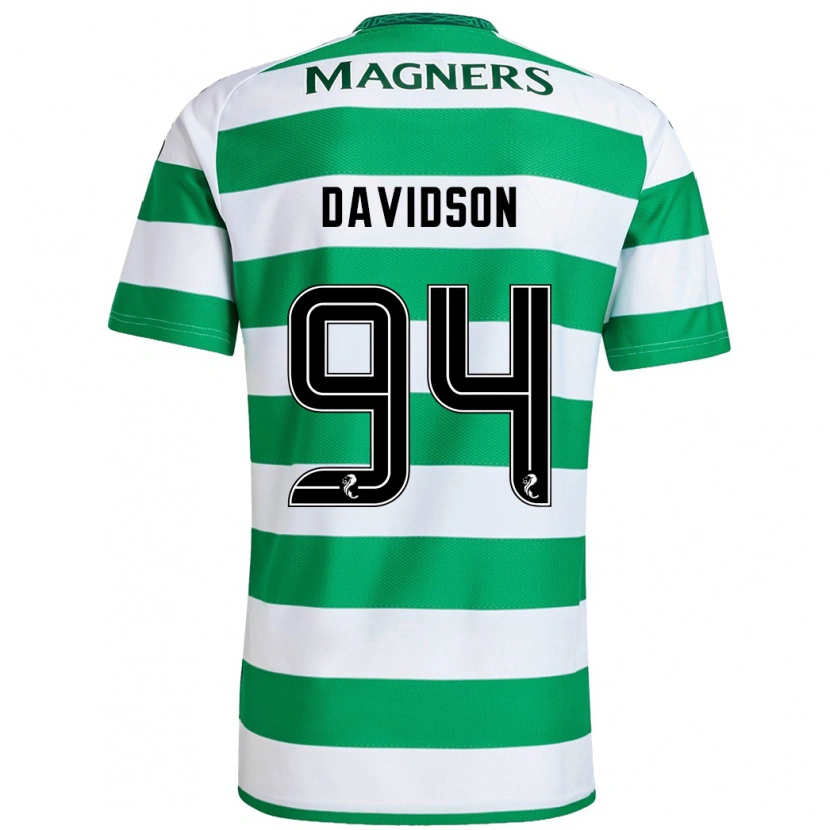 Danxen Kid Bruno Davidson #94 Green White Home Jersey 2024/25 T-Shirt