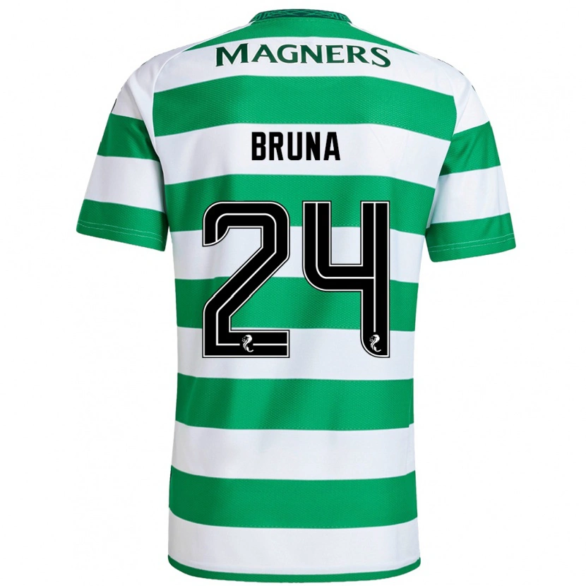 Danxen Kid Bruna Lourenço #24 Green White Home Jersey 2024/25 T-Shirt