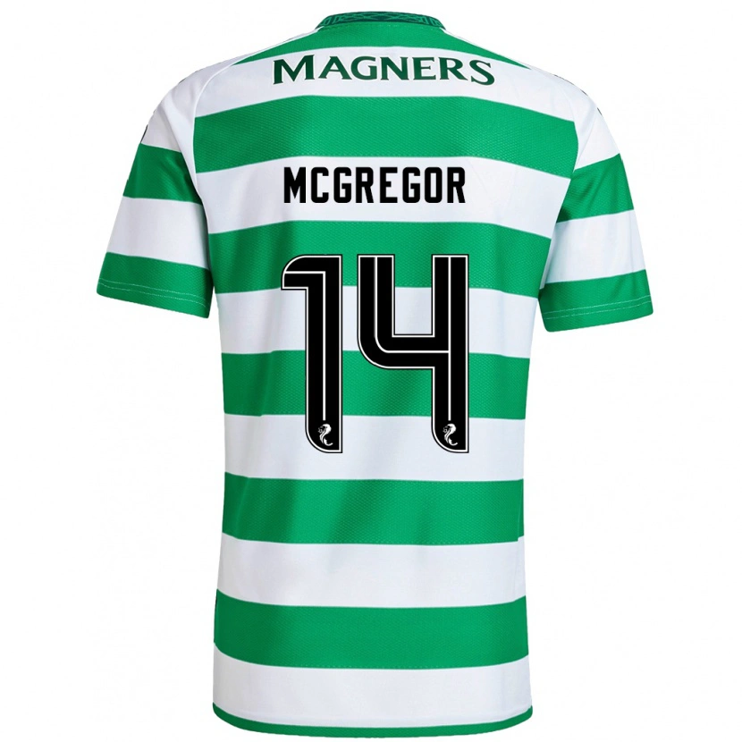 Danxen Kid Shannon Mcgregor #14 Green White Home Jersey 2024/25 T-Shirt