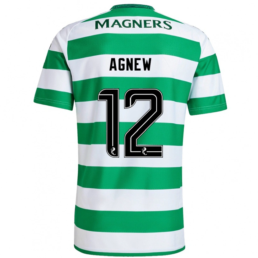 Danxen Kid Murphy Agnew #12 Green White Home Jersey 2024/25 T-Shirt