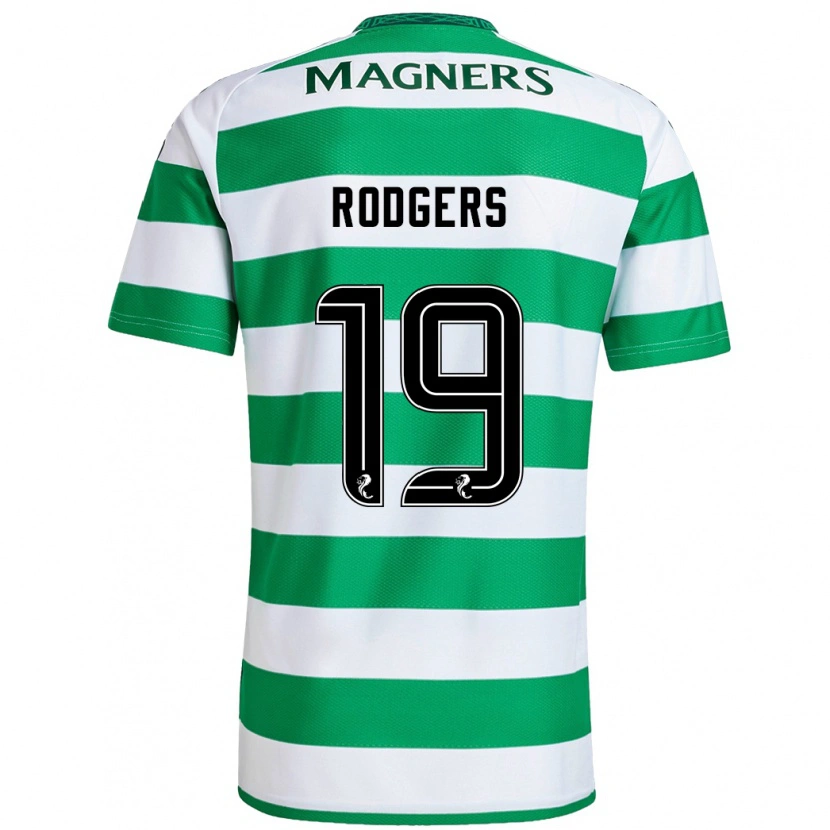 Danxen Kid Lisa Rodgers #19 Green White Home Jersey 2024/25 T-Shirt