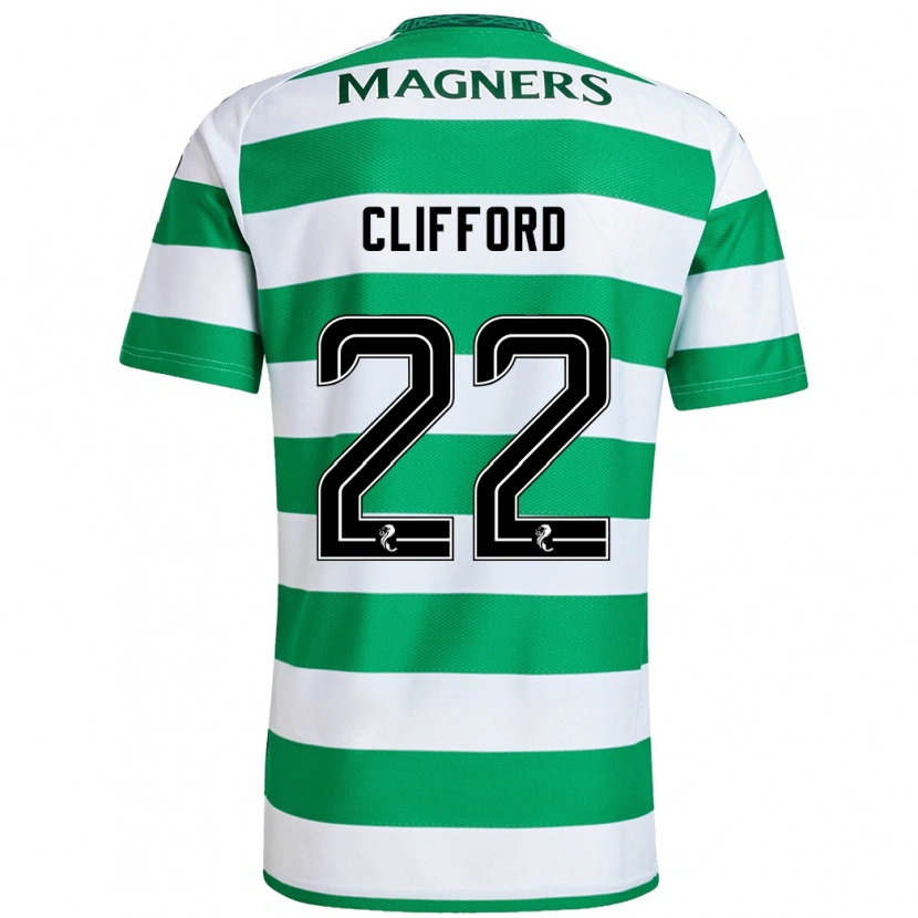 Danxen Kid Lucy Ashworth-Clifford #22 Green White Home Jersey 2024/25 T-Shirt