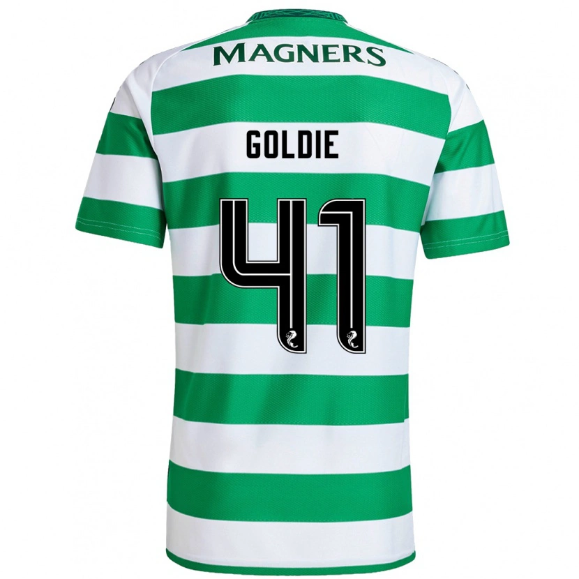 Danxen Kid Clare Goldie #41 Green White Home Jersey 2024/25 T-Shirt