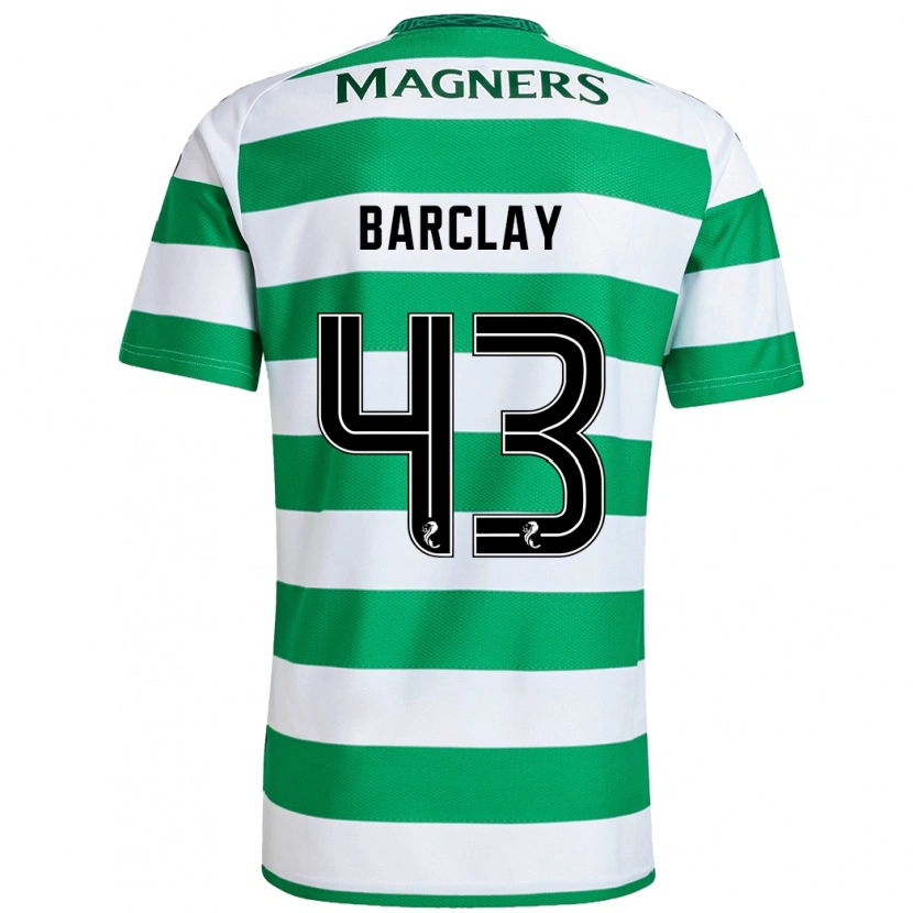 Danxen Kid Lucy Barclay #43 Green White Home Jersey 2024/25 T-Shirt