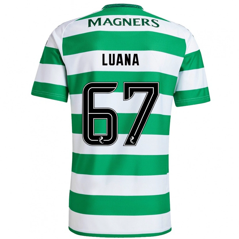 Danxen Kid Luana Muñoz #67 Green White Home Jersey 2024/25 T-Shirt