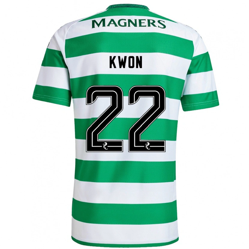 Danxen Kid Hyeok-Kyu Kwon #22 Green White Home Jersey 2024/25 T-Shirt