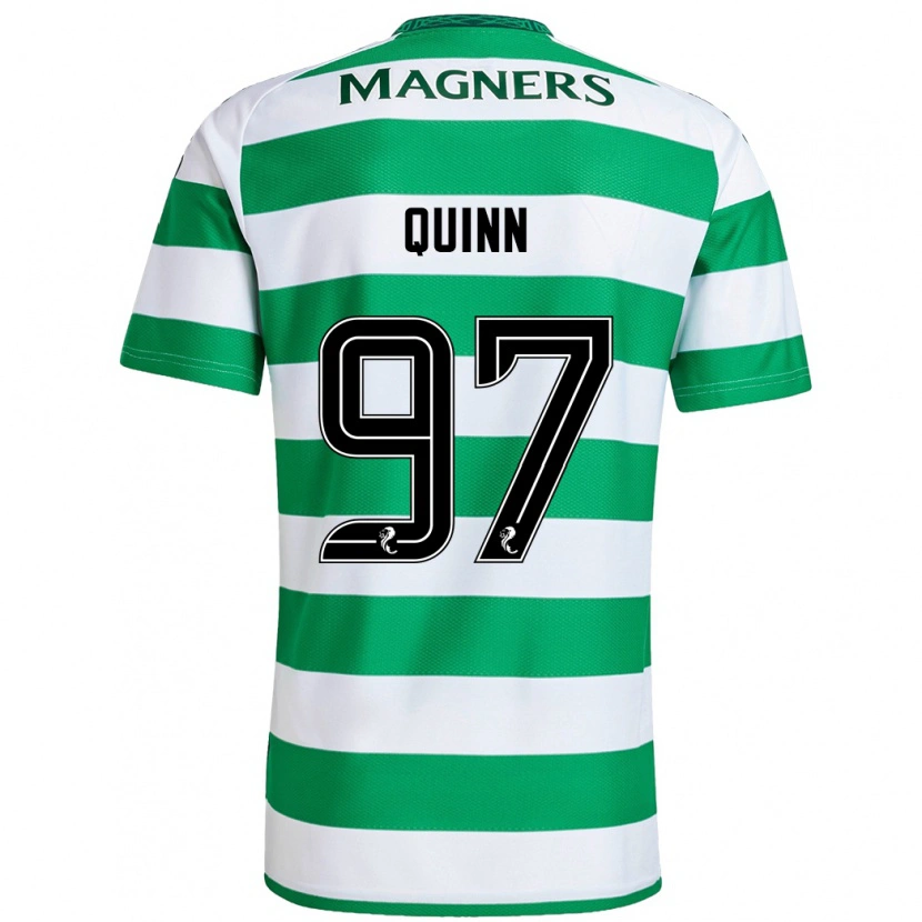 Danxen Kid Ben Quinn #97 Green White Home Jersey 2024/25 T-Shirt